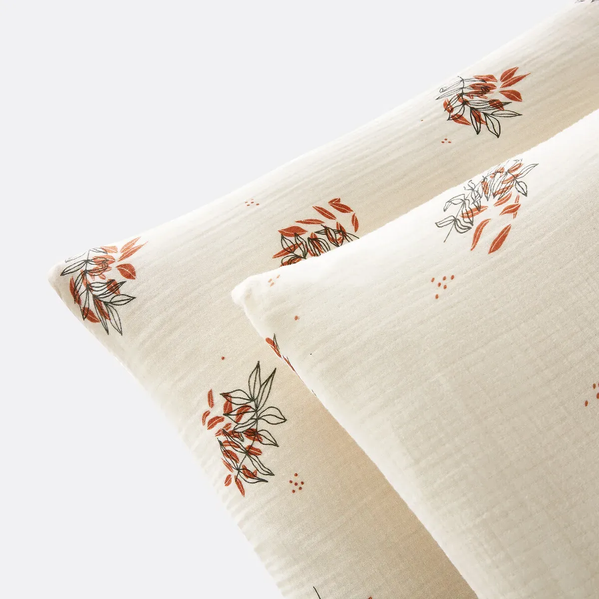 Monceaux Pillowcase - Vegetable Print, Cotton Muslin alternate view