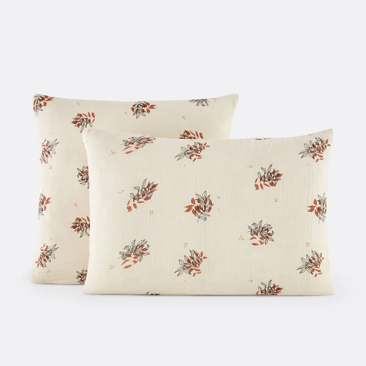 Monceaux Pillowcase - Vegetable Print, Cotton Muslin product