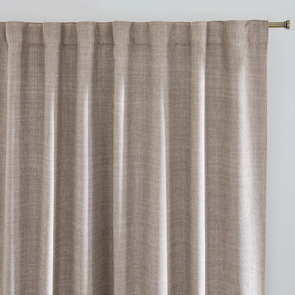 Montego Woven Effect Blackout Curtain - Natural, Polyester product