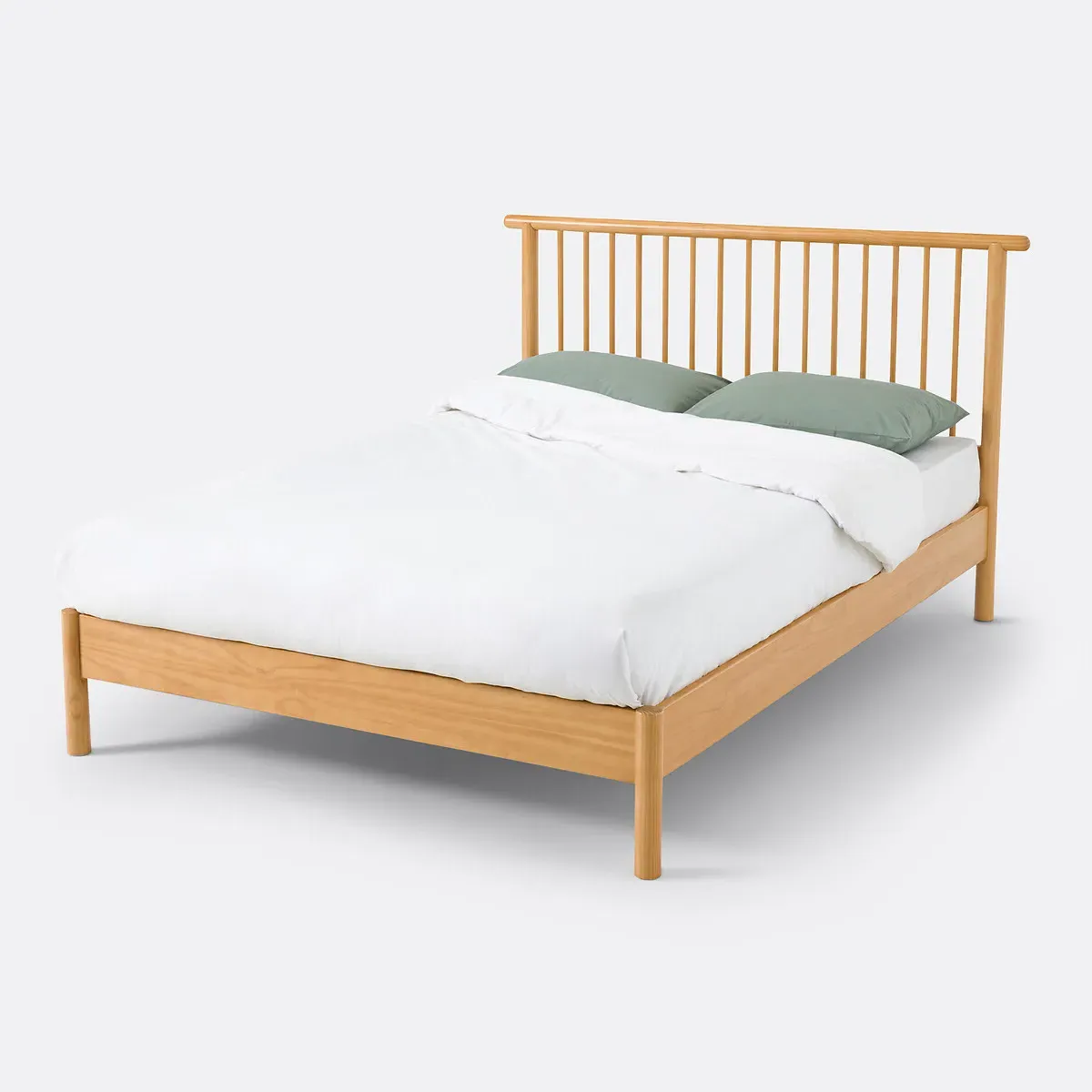 Mora King Size Bed Frame with Slatted Base - Natural, Solid Pine product