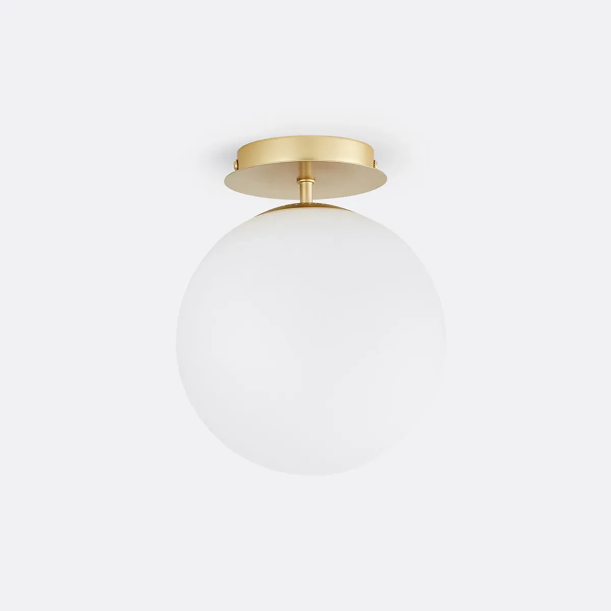 Moricio Wall or Ceiling Light - Brass, Opaline Glass product