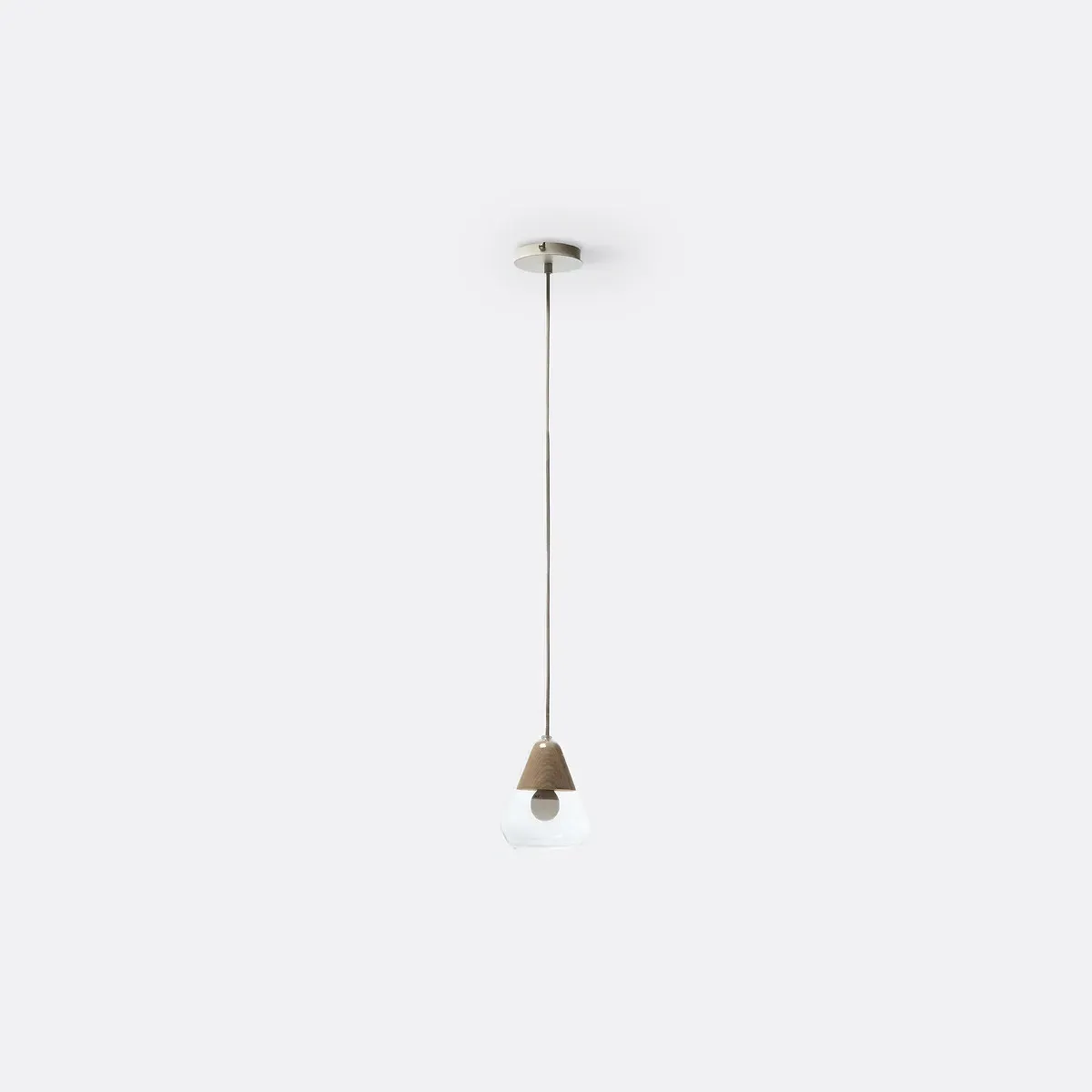 Nasoa 14cm Ceiling Light - Natural, Glass & Ash product