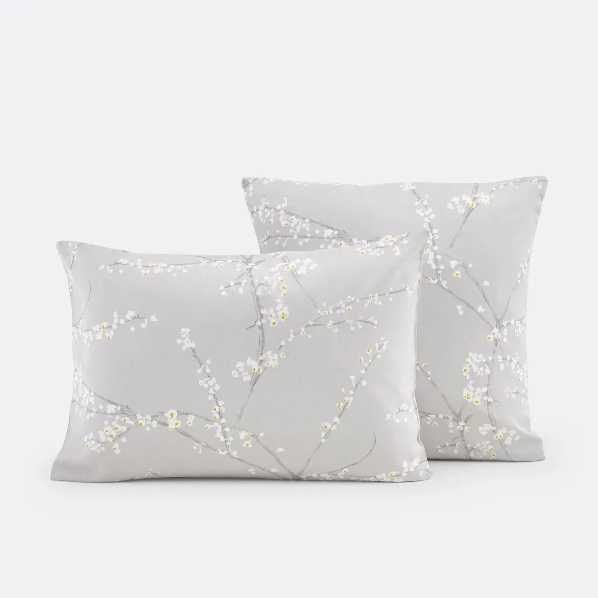 Natsumi Pillowcase - Printed Grey, Cotton Satin product