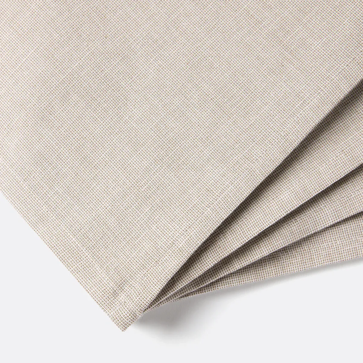 Navao Set of 4 Cotton Napkins - Beige alternate view