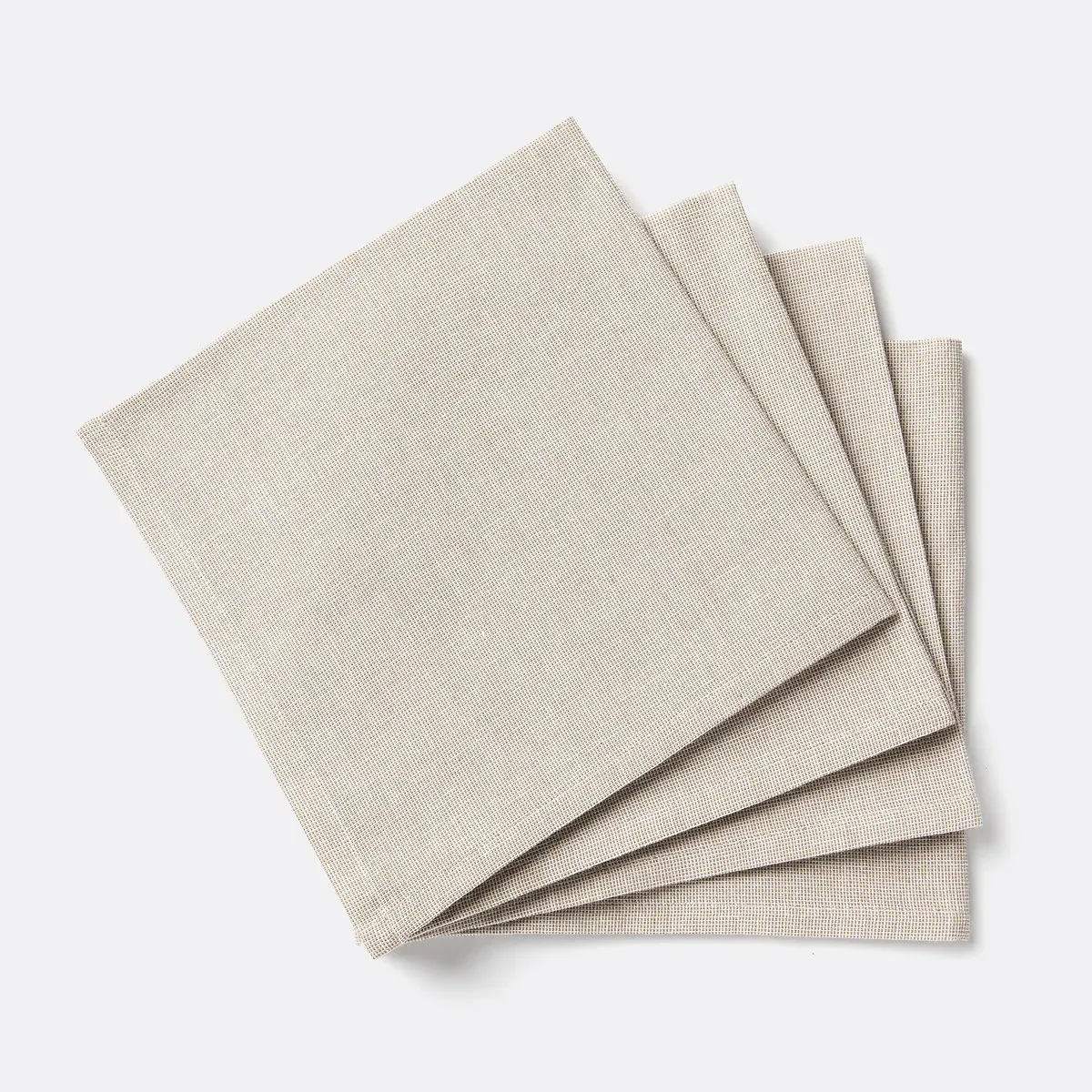 Navao Set of 4 Cotton Napkins - Beige product