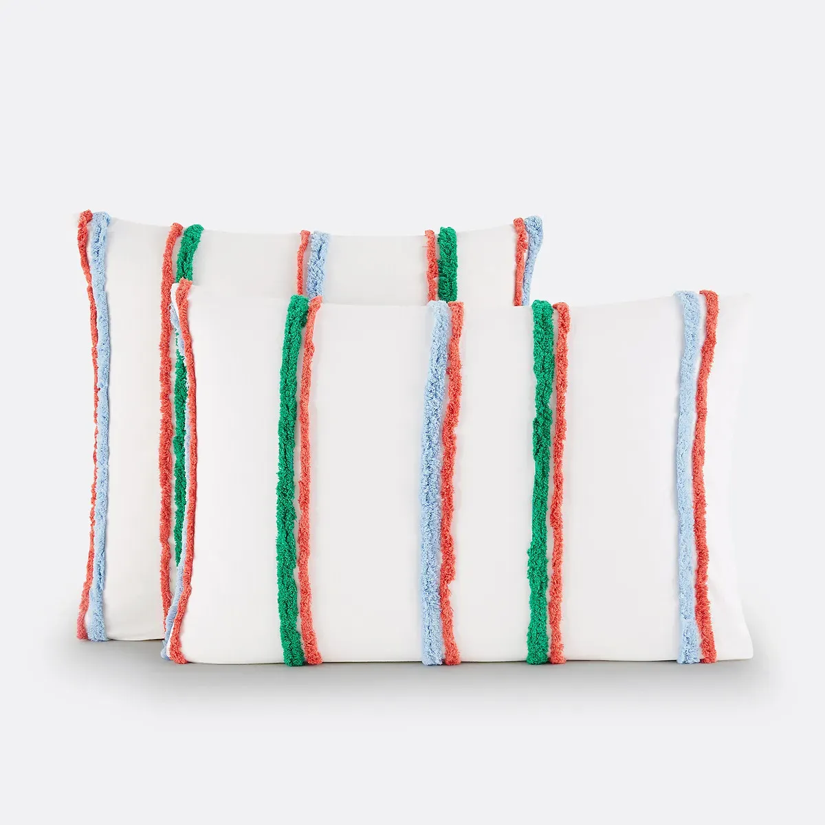 Neil Tufted Cotton Pillowcase - Off-White, Cotton product
