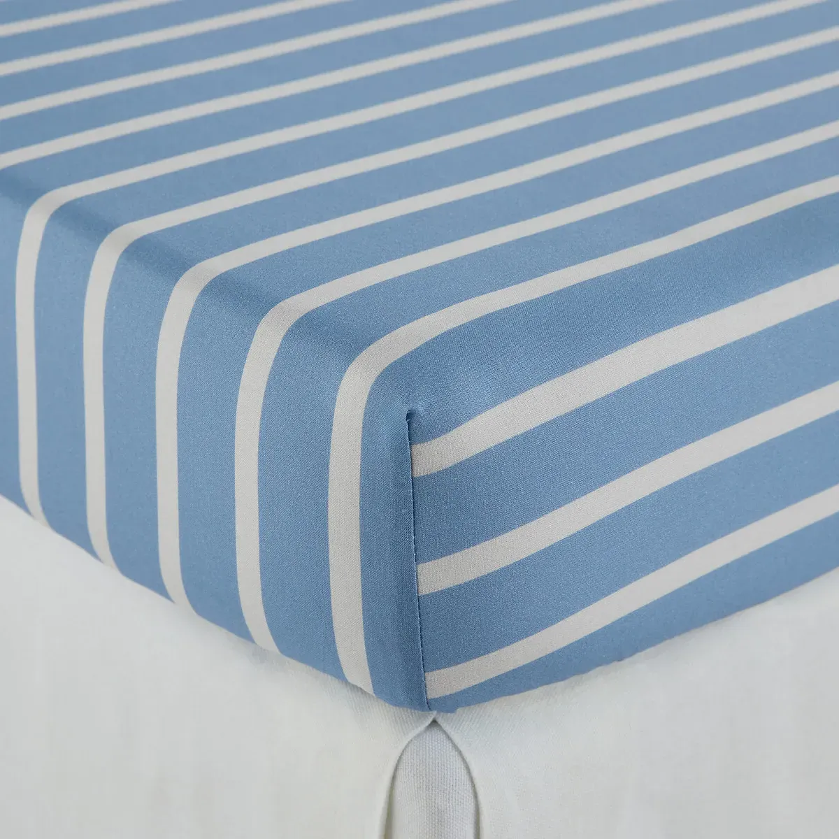 Neilo Single Fitted Sheet - Blue, Cotton alternate view
