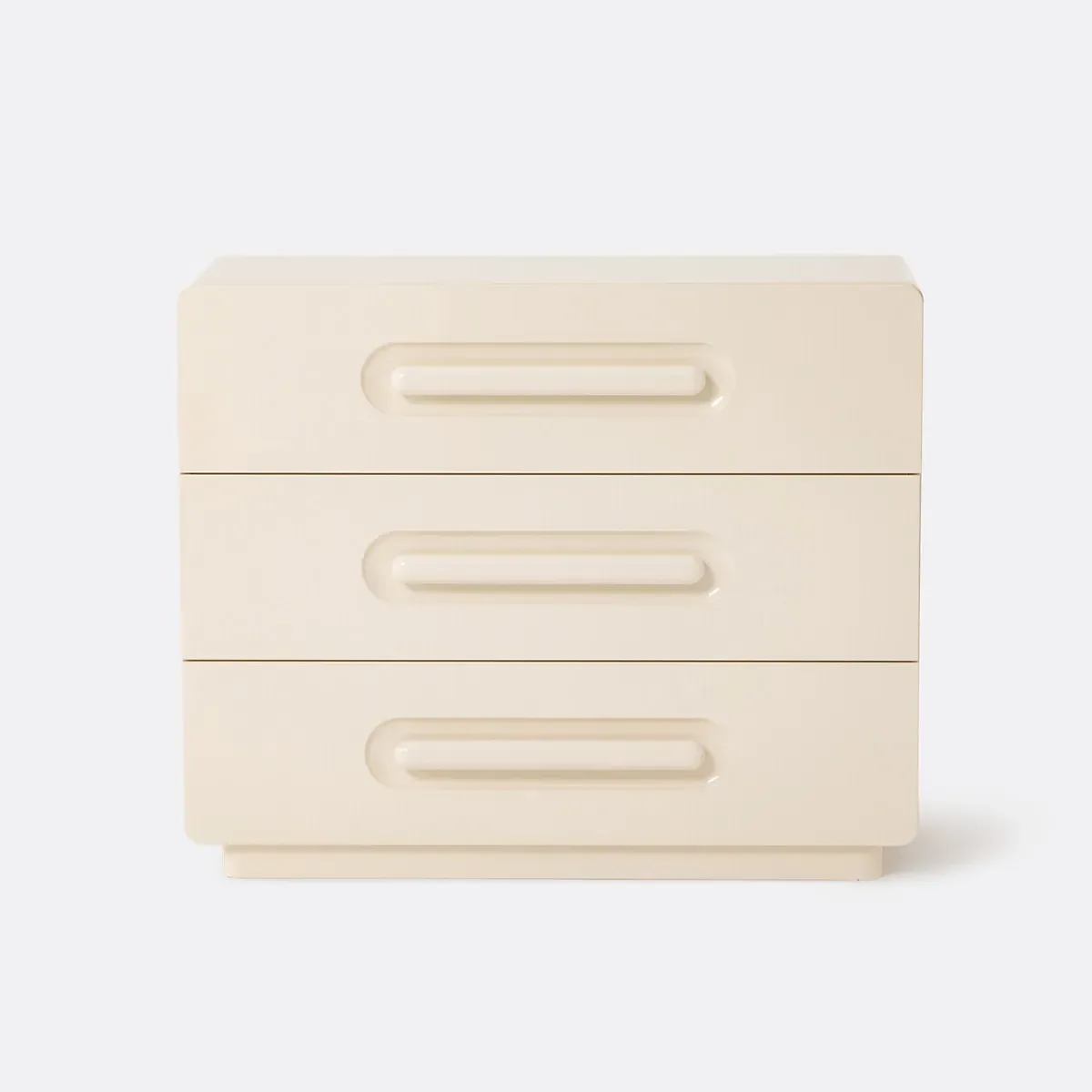 Newcool 3-Drawer Chest - Ivory, MDF alternate view