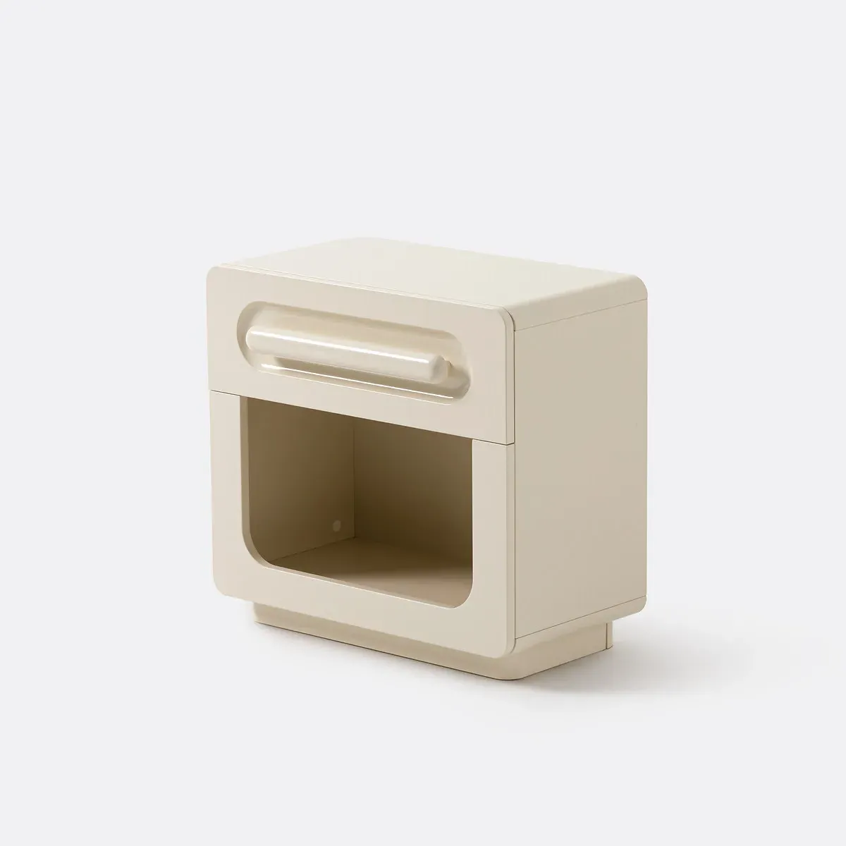 Newcool Bedside Table with Drawer - Ivory, MDF product