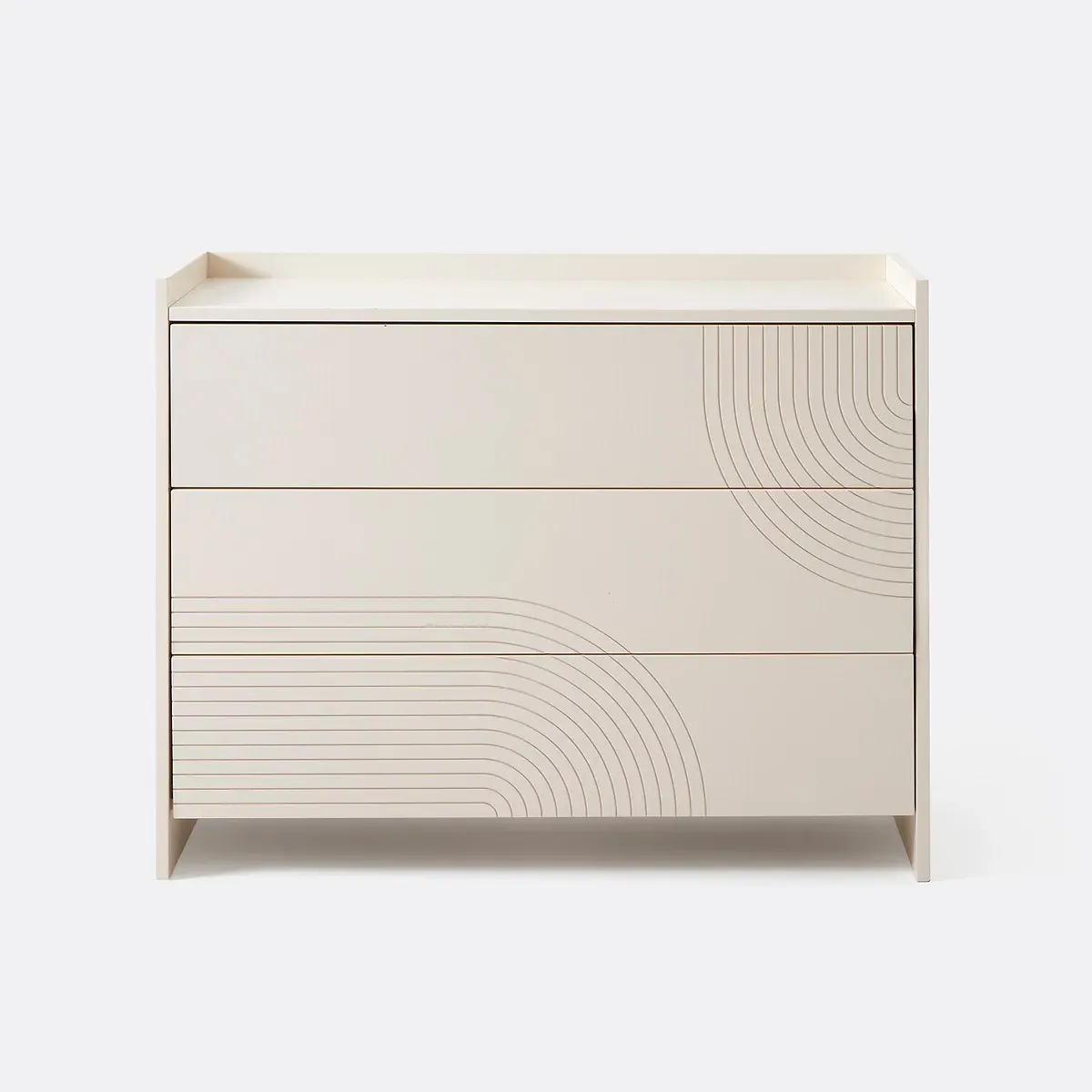Newxor 3-Drawer Chest of Drawers - Ivory, MDF product