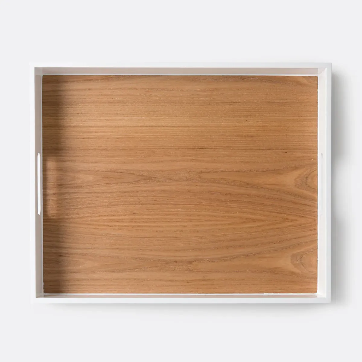Nicolo Rectangular Tray with Lacquered Edges - Natural, Ash Veneer MDF product