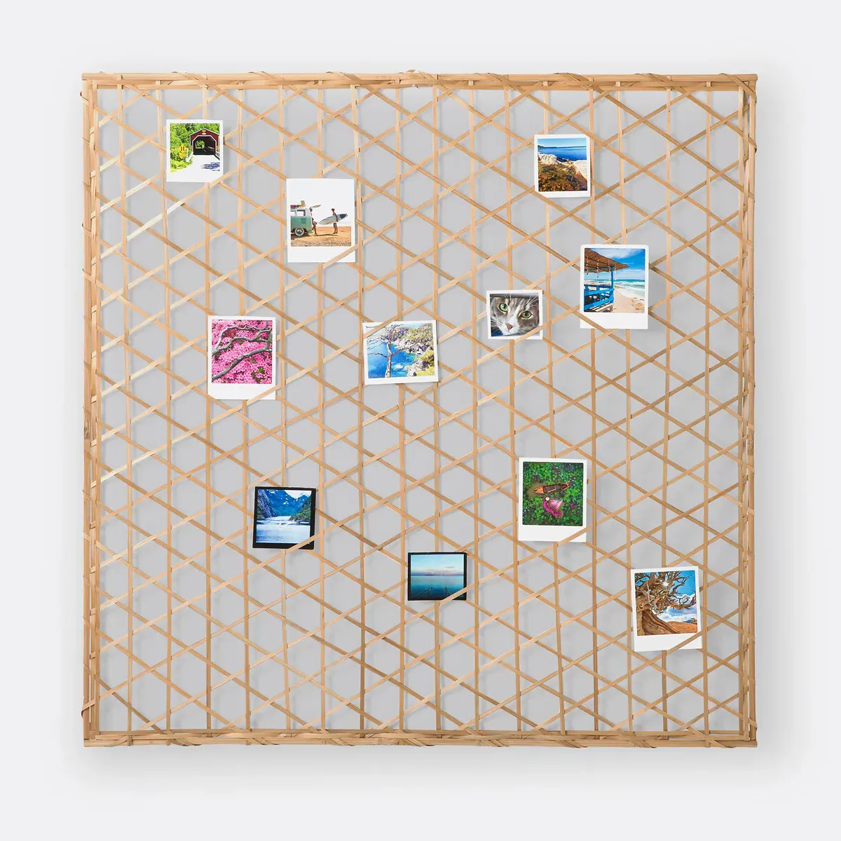 Nidzo Square Display Board - Natural, Bamboo alternate view