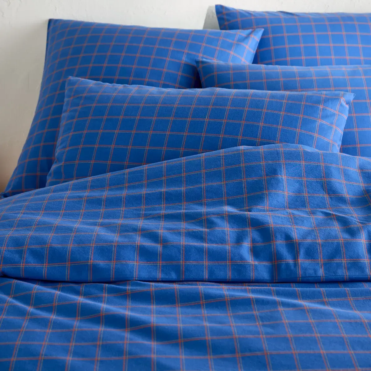 Nikki Duvet Cover - Blue, Washed Cotton product