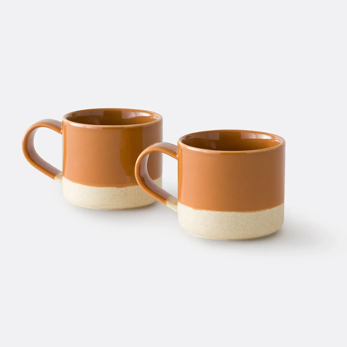 Nilo Set of 2 Stoneware Mugs - Caramel product