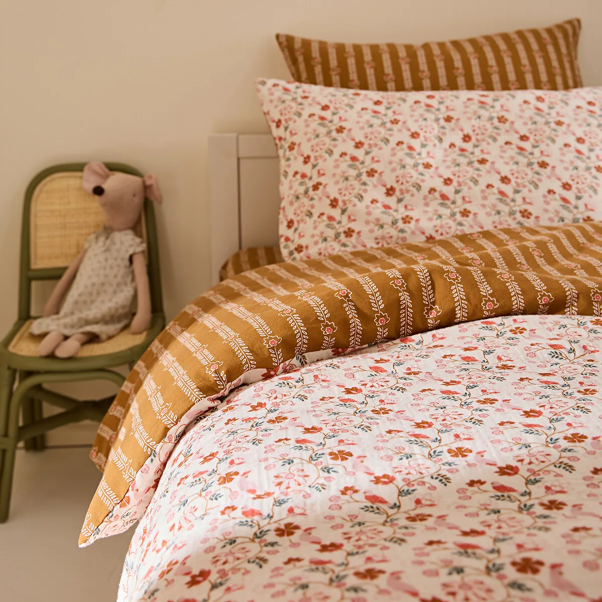 Nitti Pillowcase - Ecru, Cotton Muslin alternate view
