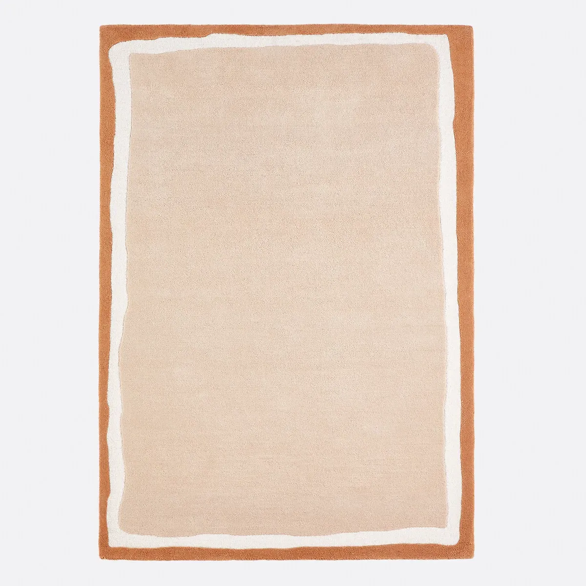 Nomia Handmade Rug - Beige, Polyester and Wool product