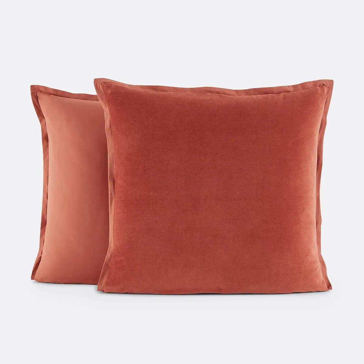 Noria Double-Sided Pillowcase - Sienna, Cotton Velvet alternate view