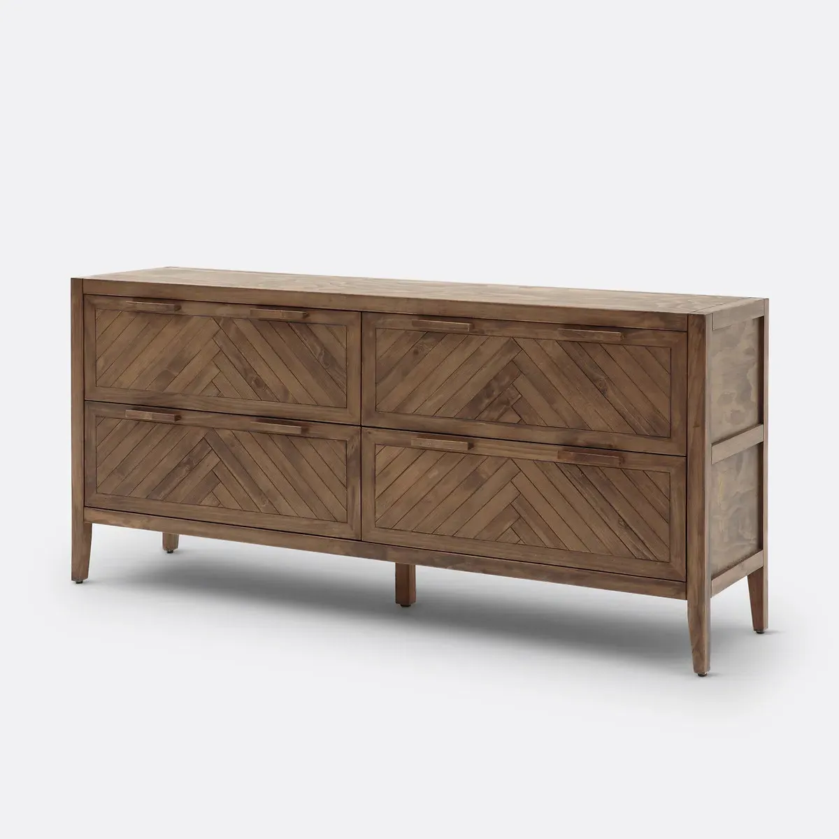 Nottingham 4-Drawer Chest - Dark Wood, Solid Pine product