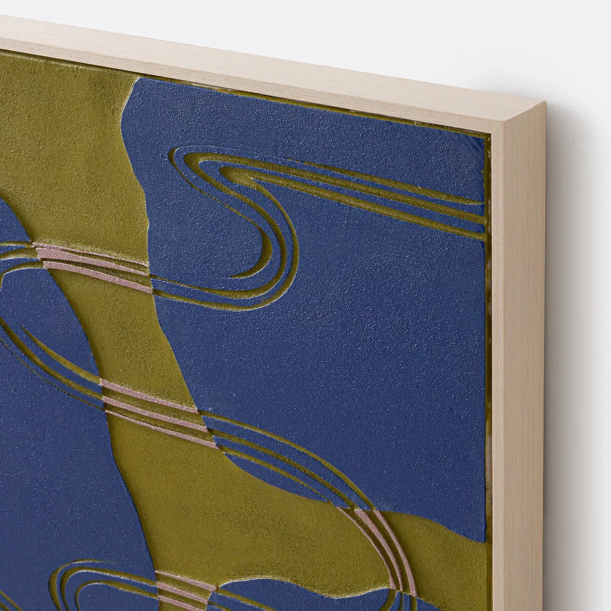 Notton Abstract Print Canvas Wall Art - Multi-Coloured alternate view