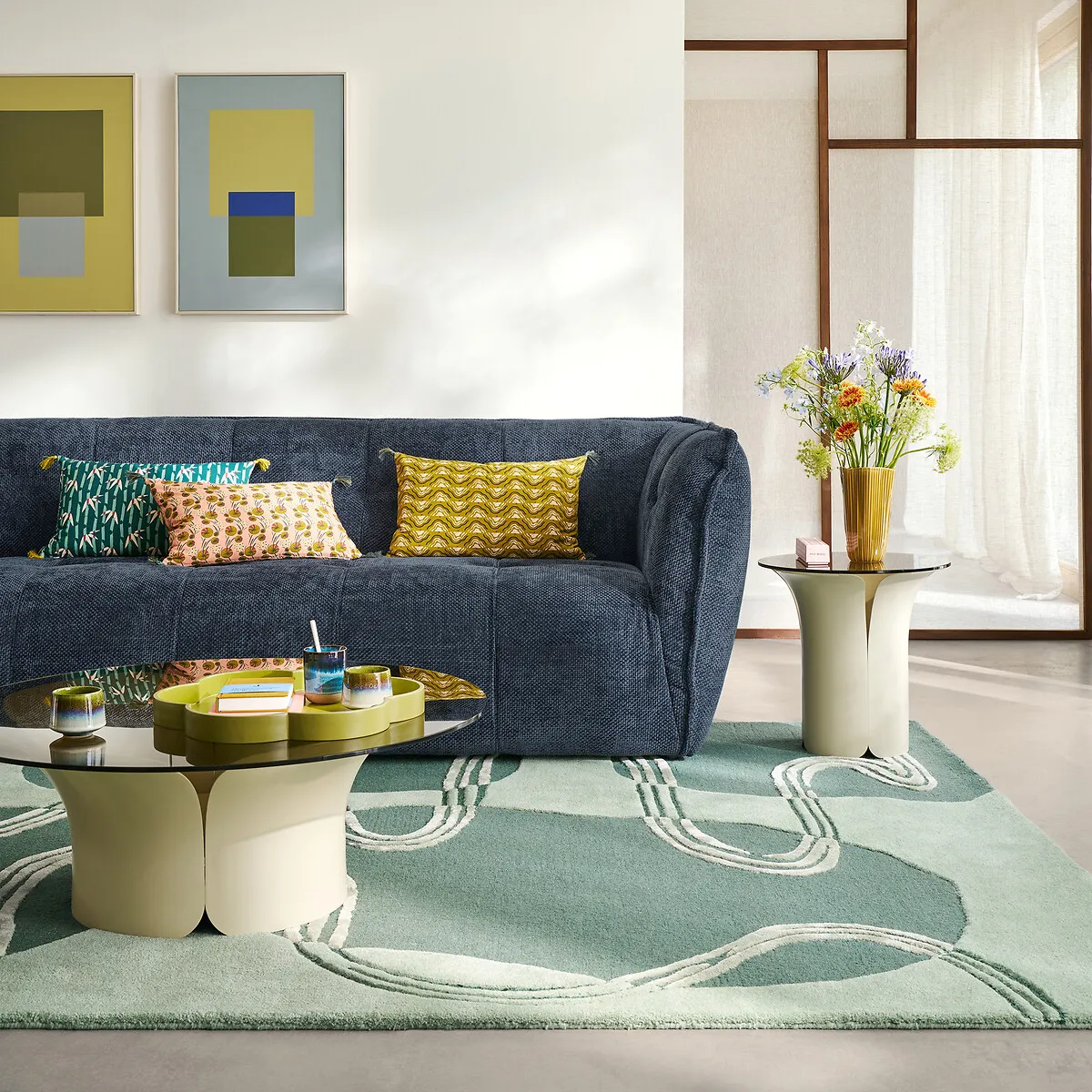 Notton Hand-Tufted Wool Rug - Green alternate view