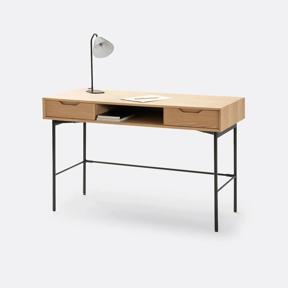 Noyeto Desk with Drawers - Oak, MDF product