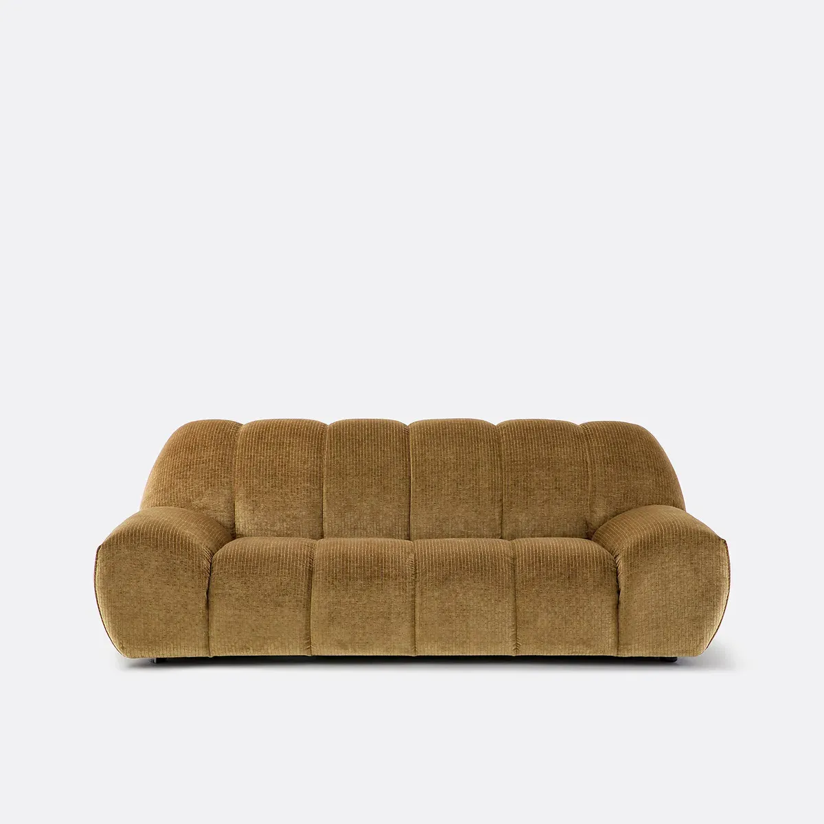 Nuria 3-Seater Sofa Quilted - Bronze, Corduroy alternate view