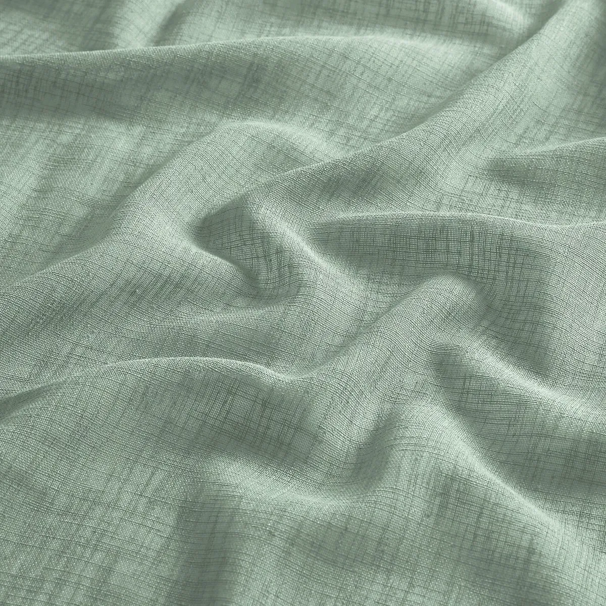 Nyong Voile Radiator Panel with Eyelets - Sage Green, Polyester alternate view