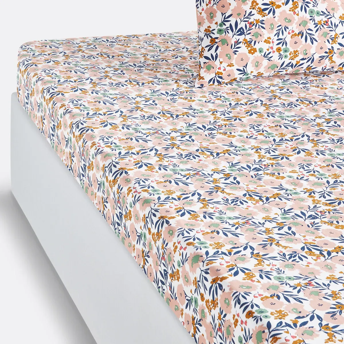 Ohara Floral Fitted Sheet - Printed, Cotton Percale product