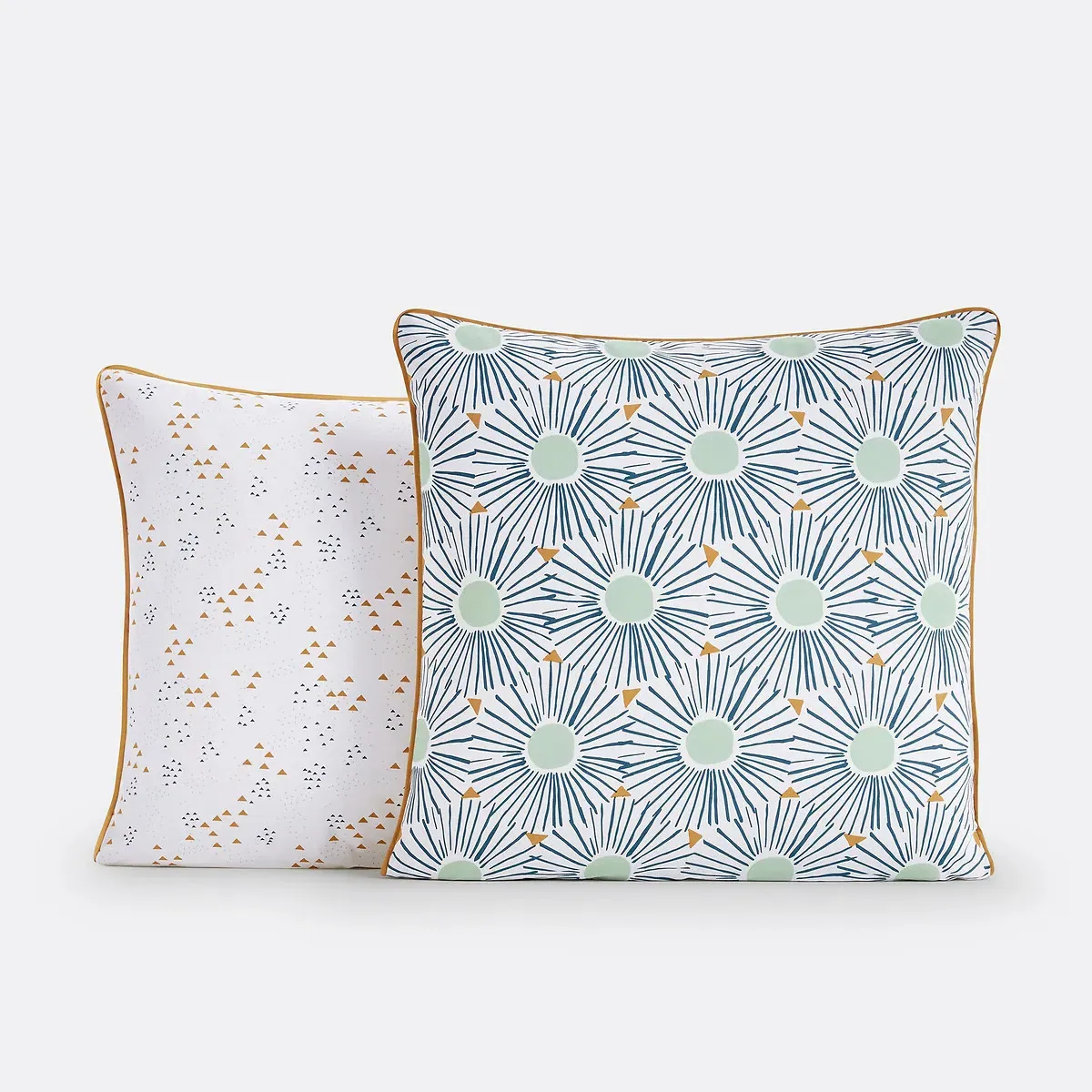 Oja Reversible Pillowcase - Printed, Cotton alternate view