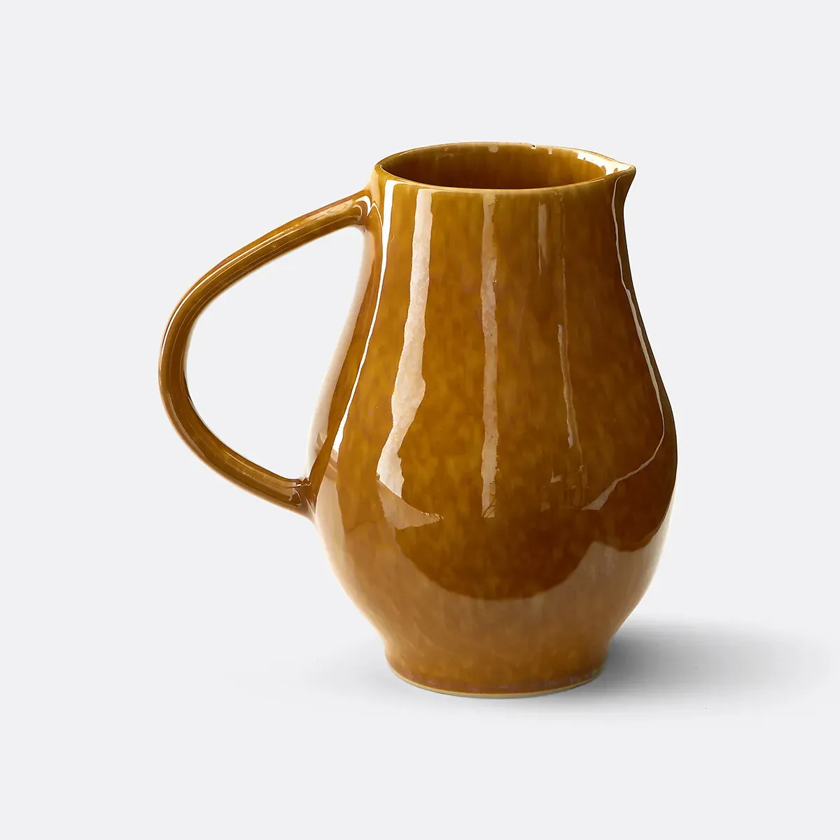 Olaia Reactive Glazed Stoneware Carafe - Ochre product