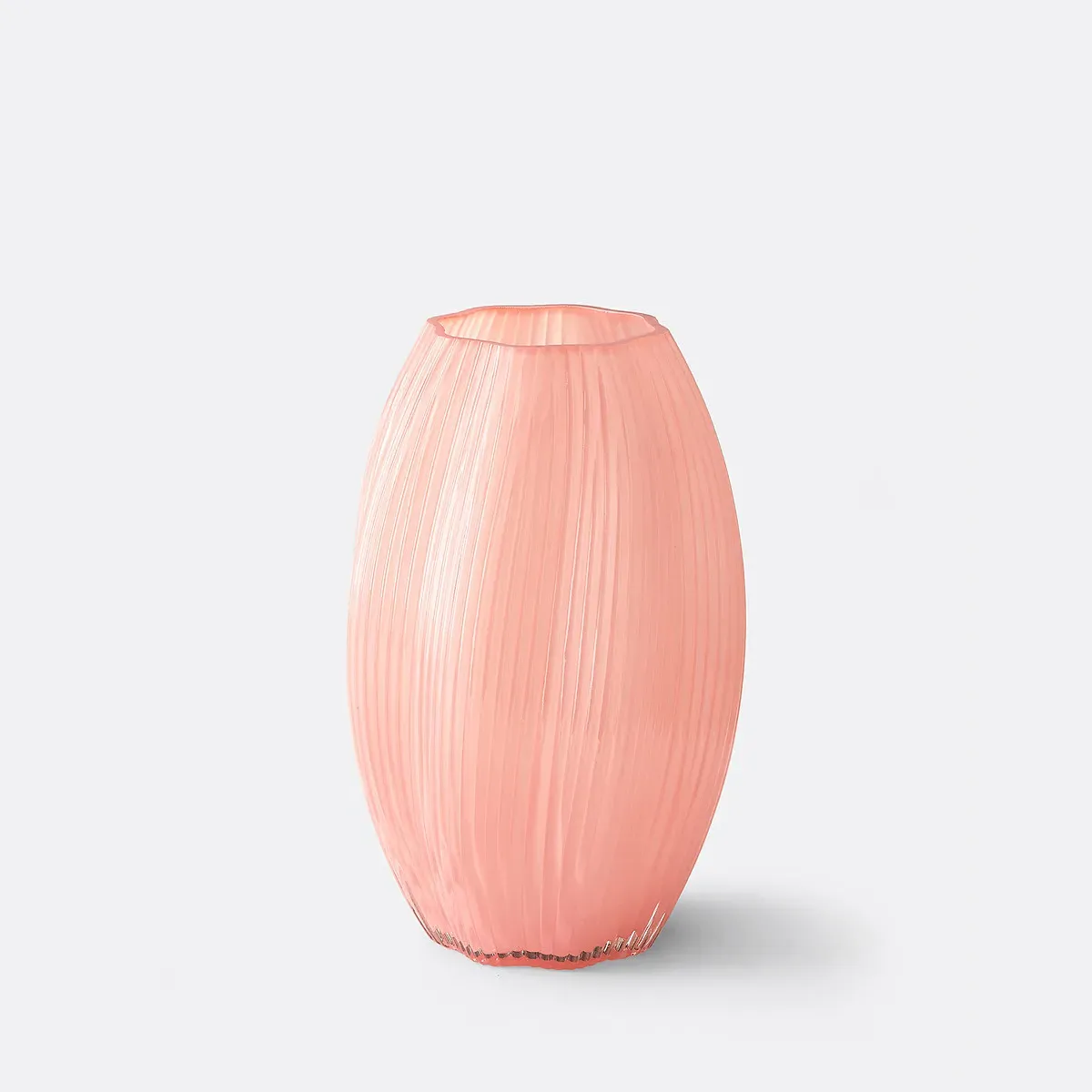 Olma Striated Glass Vase - Pink product