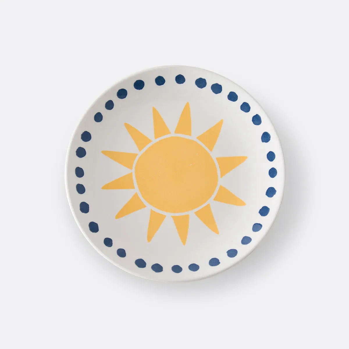 Olympe Sun Dessert Plates Set of 4 - Yellow, Earthenware product