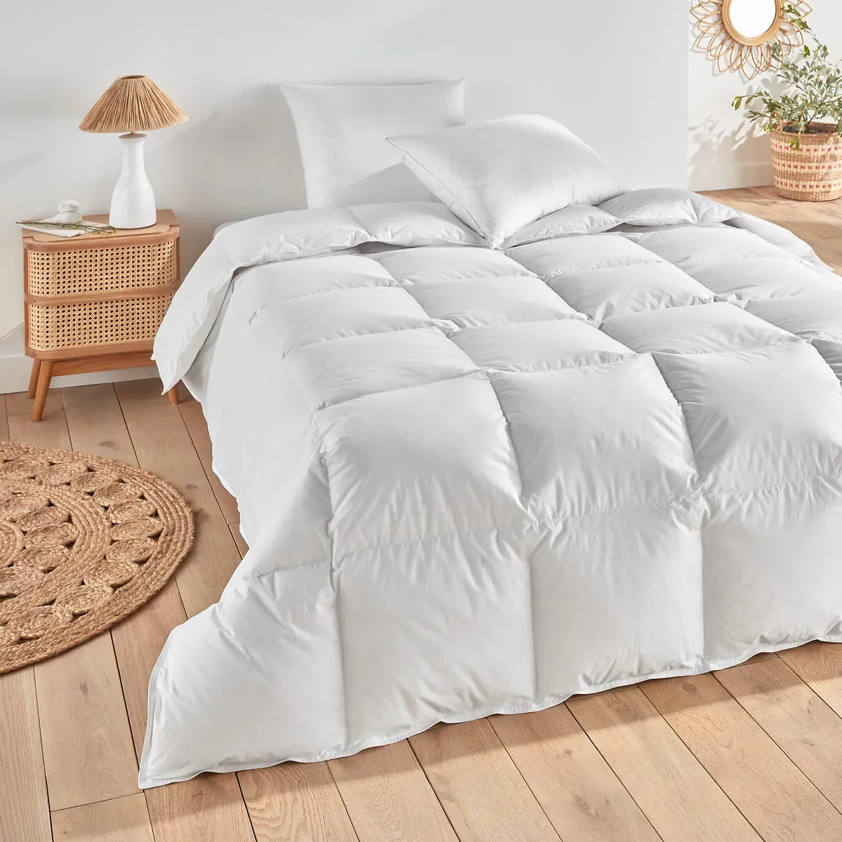 Organic Cotton Duvet 50% Down - White product