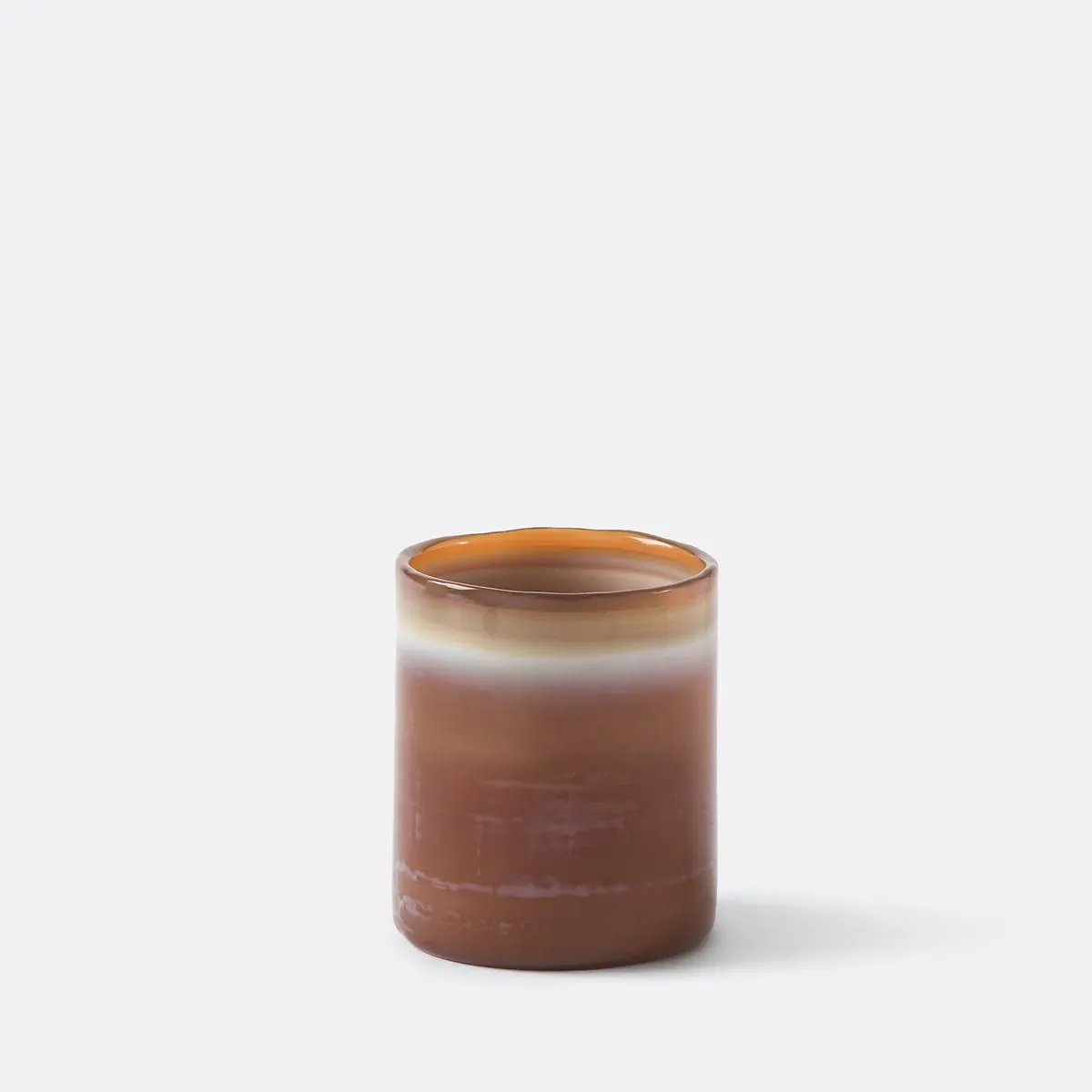 Orlan Tealight Holder - Brown, Coloured Glass product