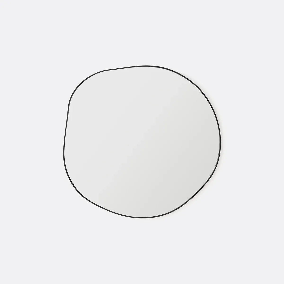 Ornica Organic Wall Mirror - Black, Iron Metal product