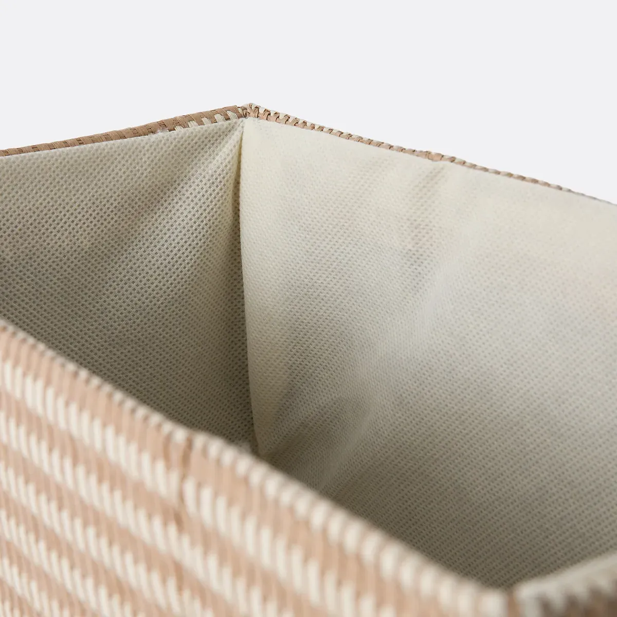 Osha Cube Storage Basket - Natural, Woven Paper alternate view