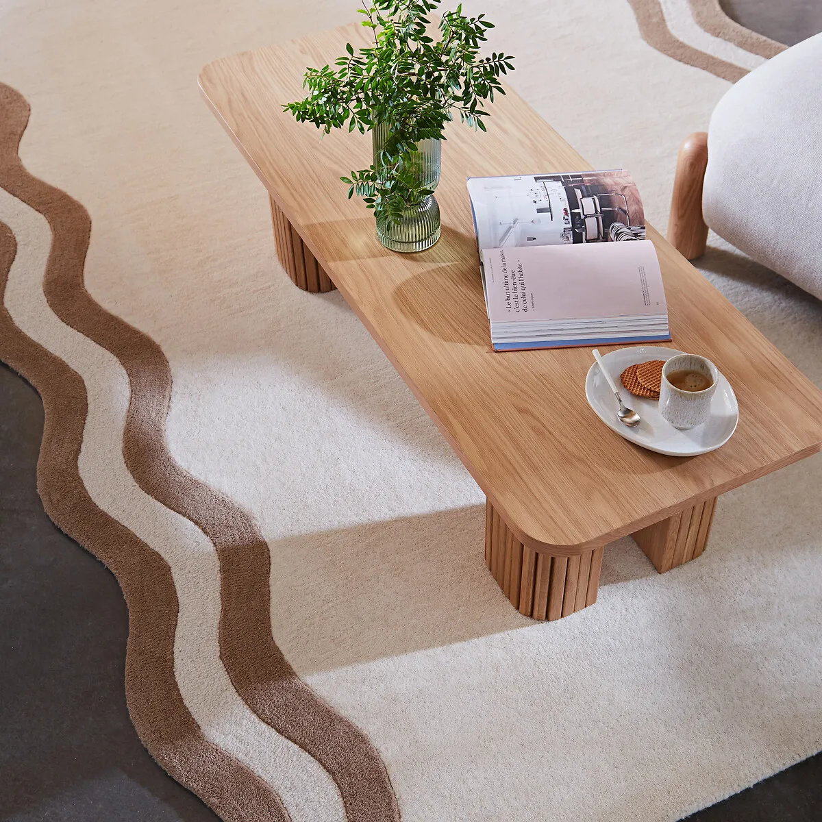 Othelo Wool Rug - Ecru, Beige product