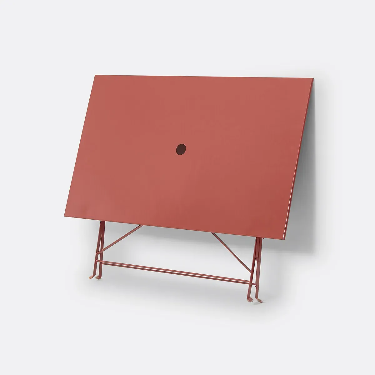 Ozevan Rectangular Folding Table - Terracotta, Iron alternate view