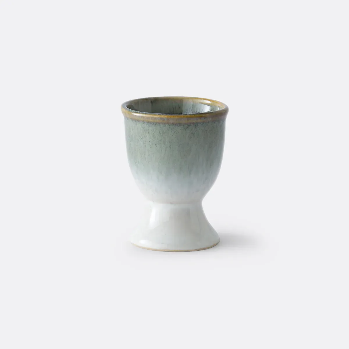 Paloum Set of 6 Egg Cups - Green, Stoneware alternate view