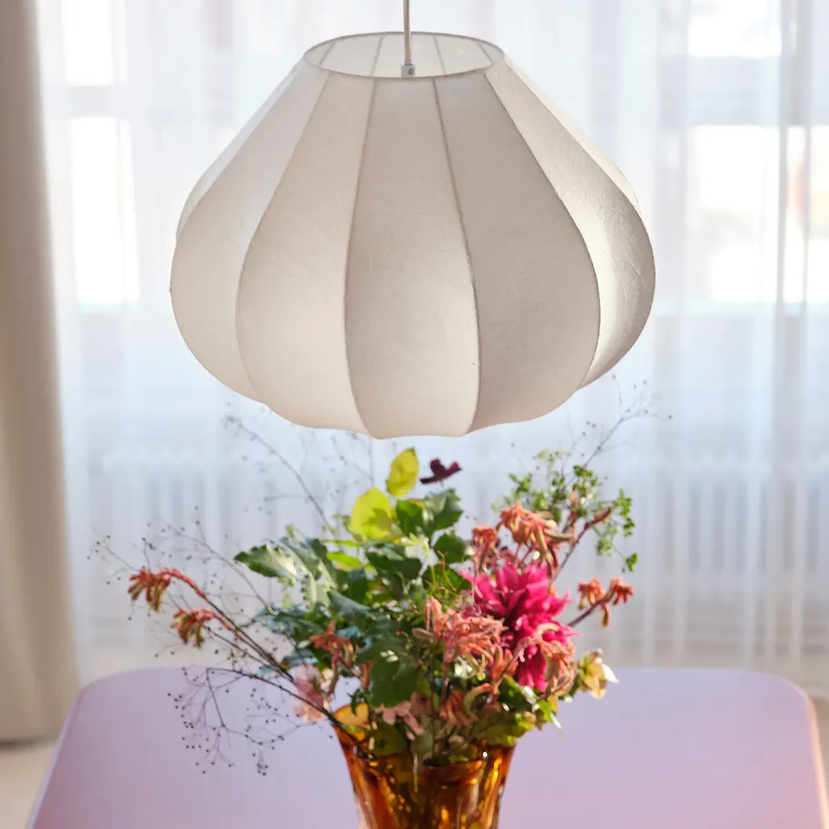 Palupo Pendant Light - White, Polyurethane alternate view