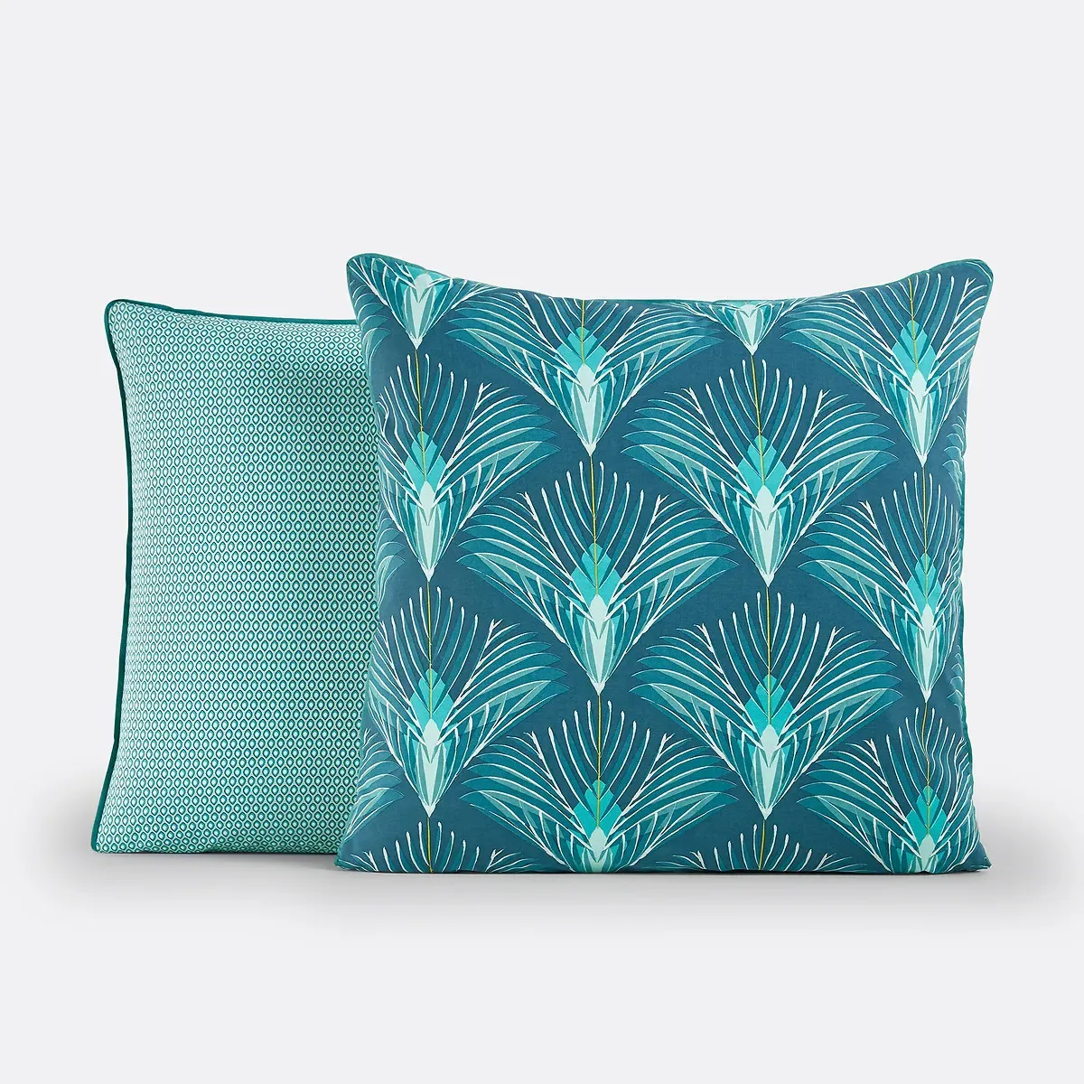 Pampelune Pillowcase - Blue Print, Cotton Percale alternate view
