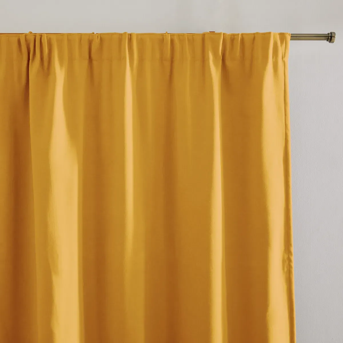 Panason Thermal Curtain Pencil Pleat and Wave - Ochre, Cotton product