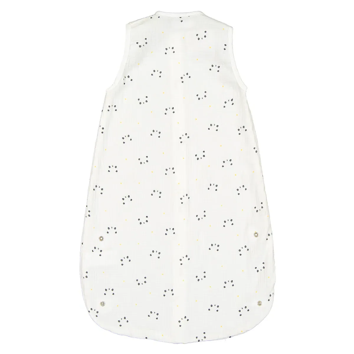 Panda Print Baby Sleeping Bag 0.5 TOG - White, Cotton alternate view