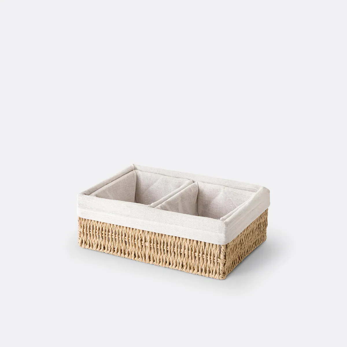 Papeli Set of 3 Nesting Storage Baskets - Natural, Paper Rope alternate view