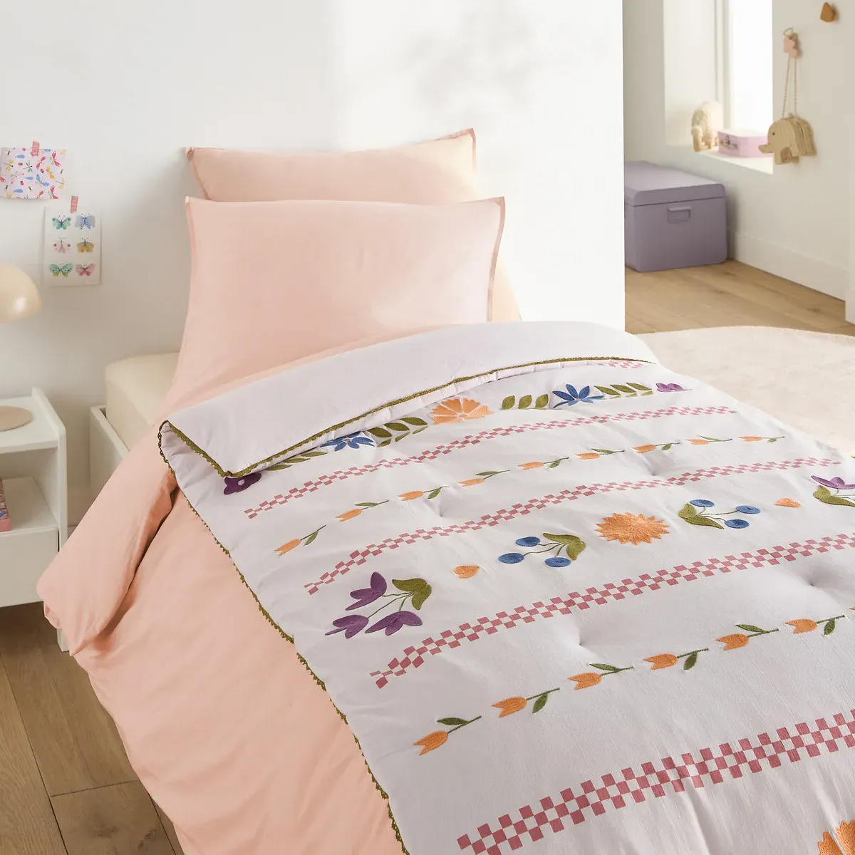 Papilio Quilted Bedspread Floral Print - Cotton product
