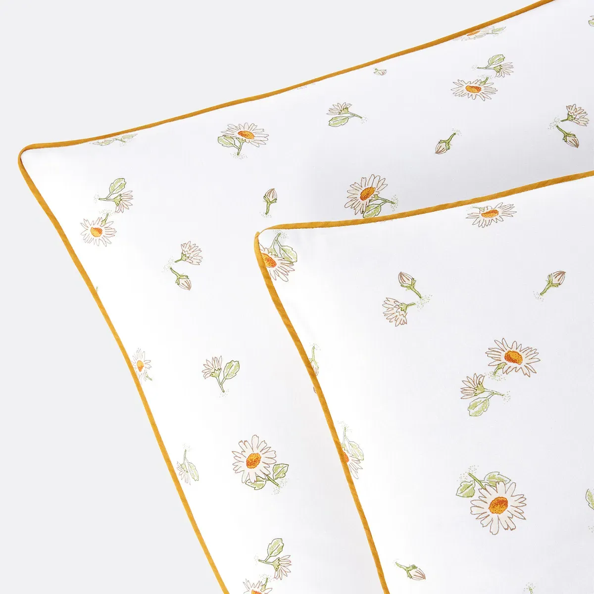 Paquita Floral Pillowcase - Printed, Washed Cotton alternate view