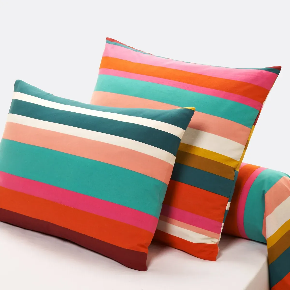 Paraiso Striped Pillowcase - Multicolour, Cotton product