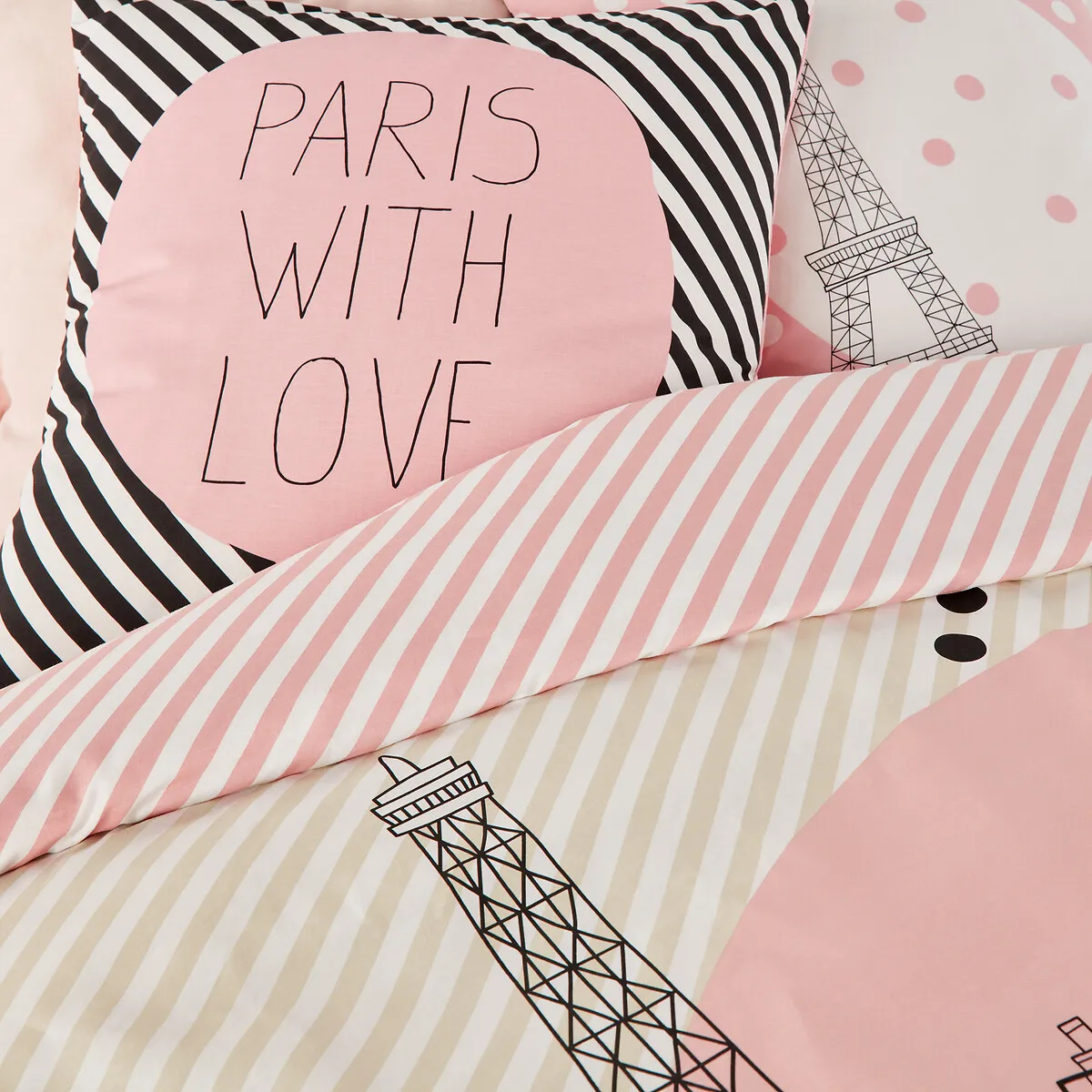 Paris For Ever Duvet Cover - Cotton alternate view