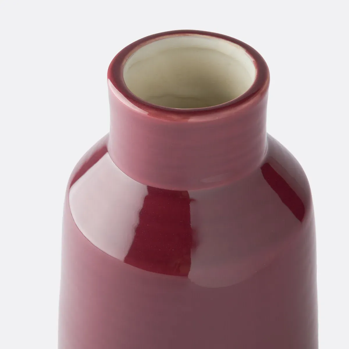 Pastela Ceramic Vase - Burgundy alternate view