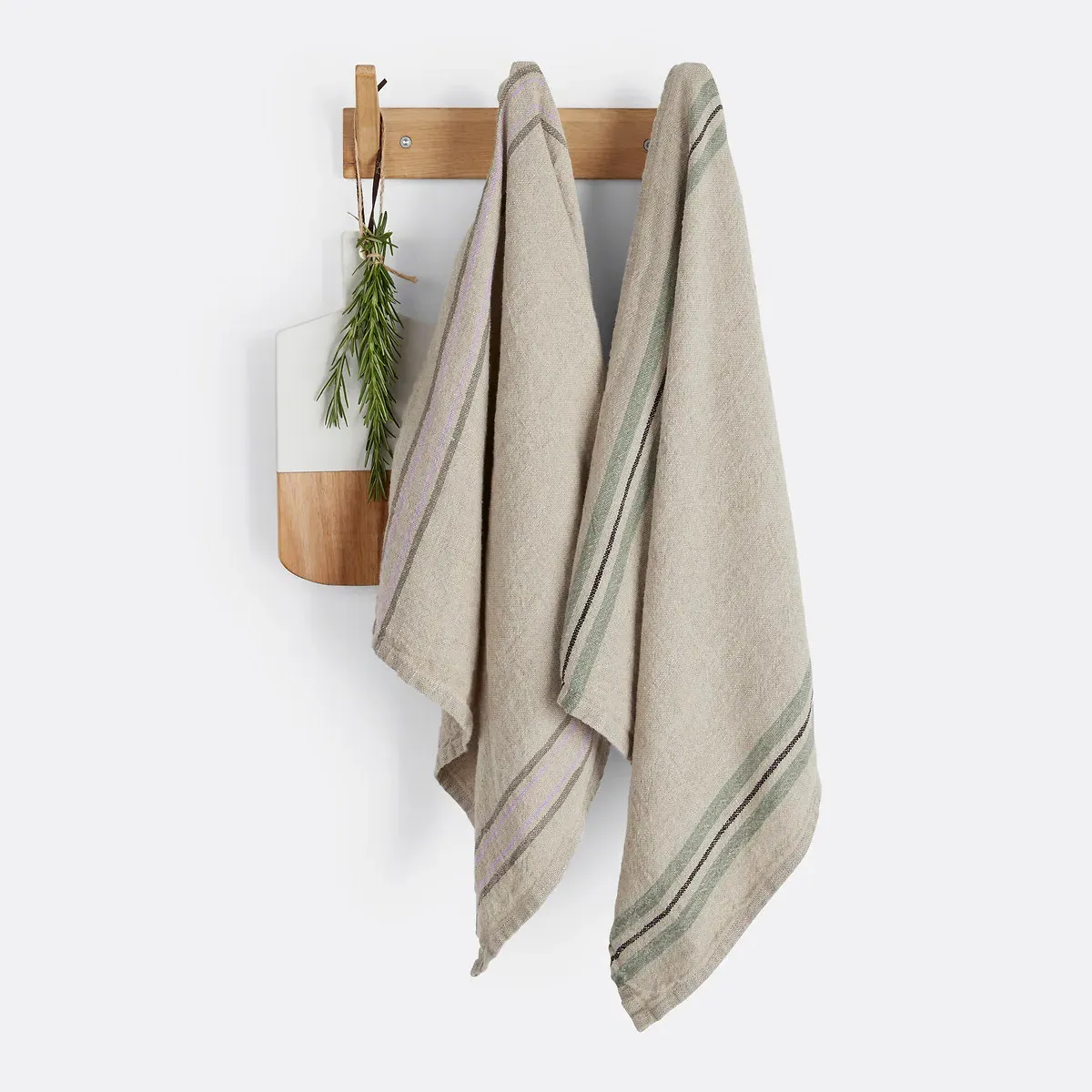 Perrine Set of 2 Tea Towels - Natural, Linen product